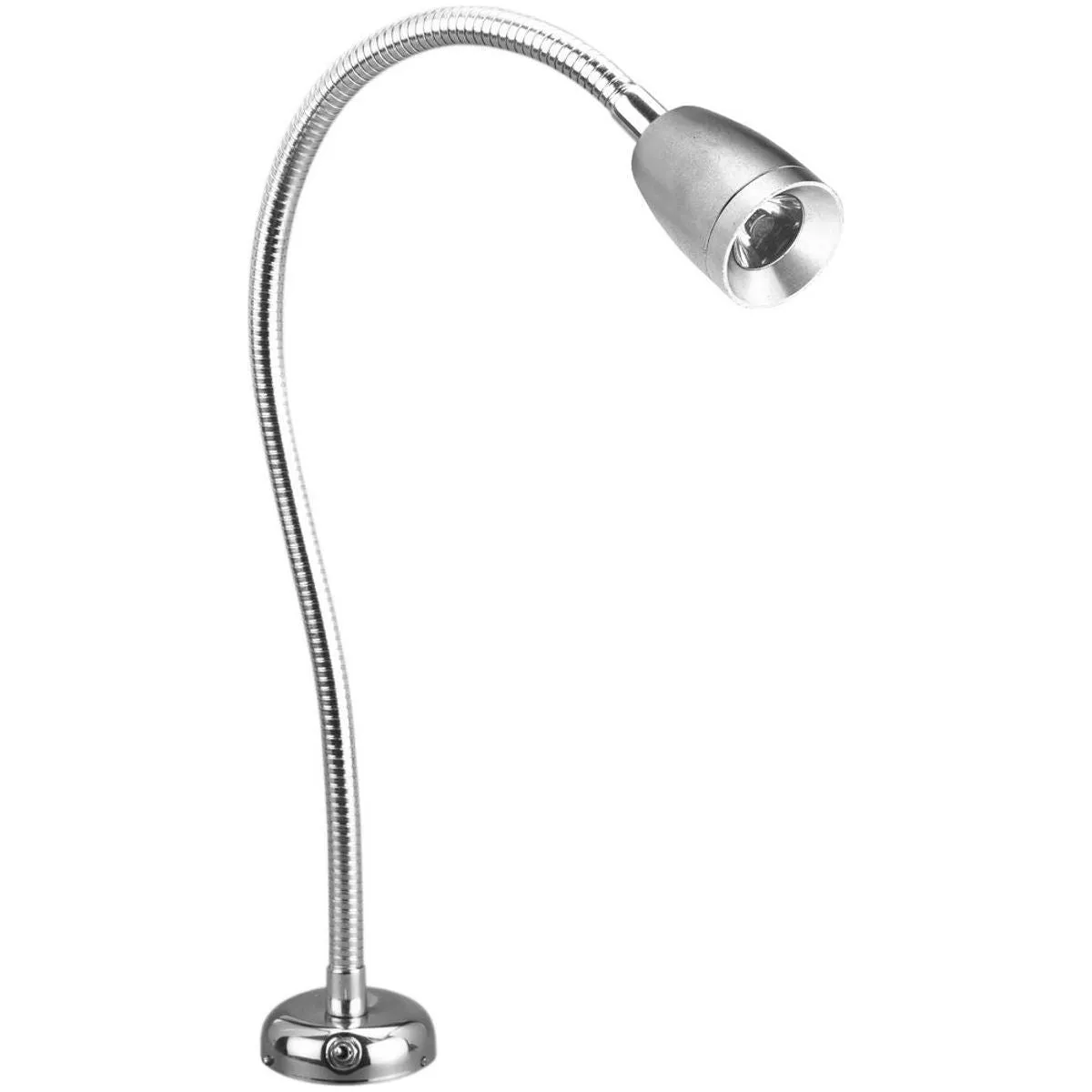 AAA LED Flexible Reading Light Chrome