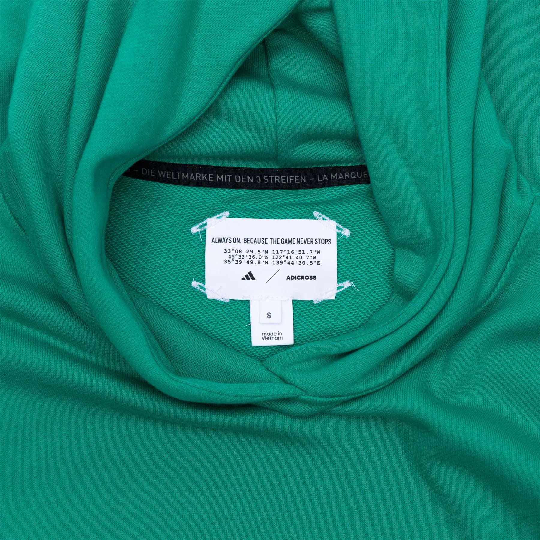 Adicross Hoodie Court Green - SS23