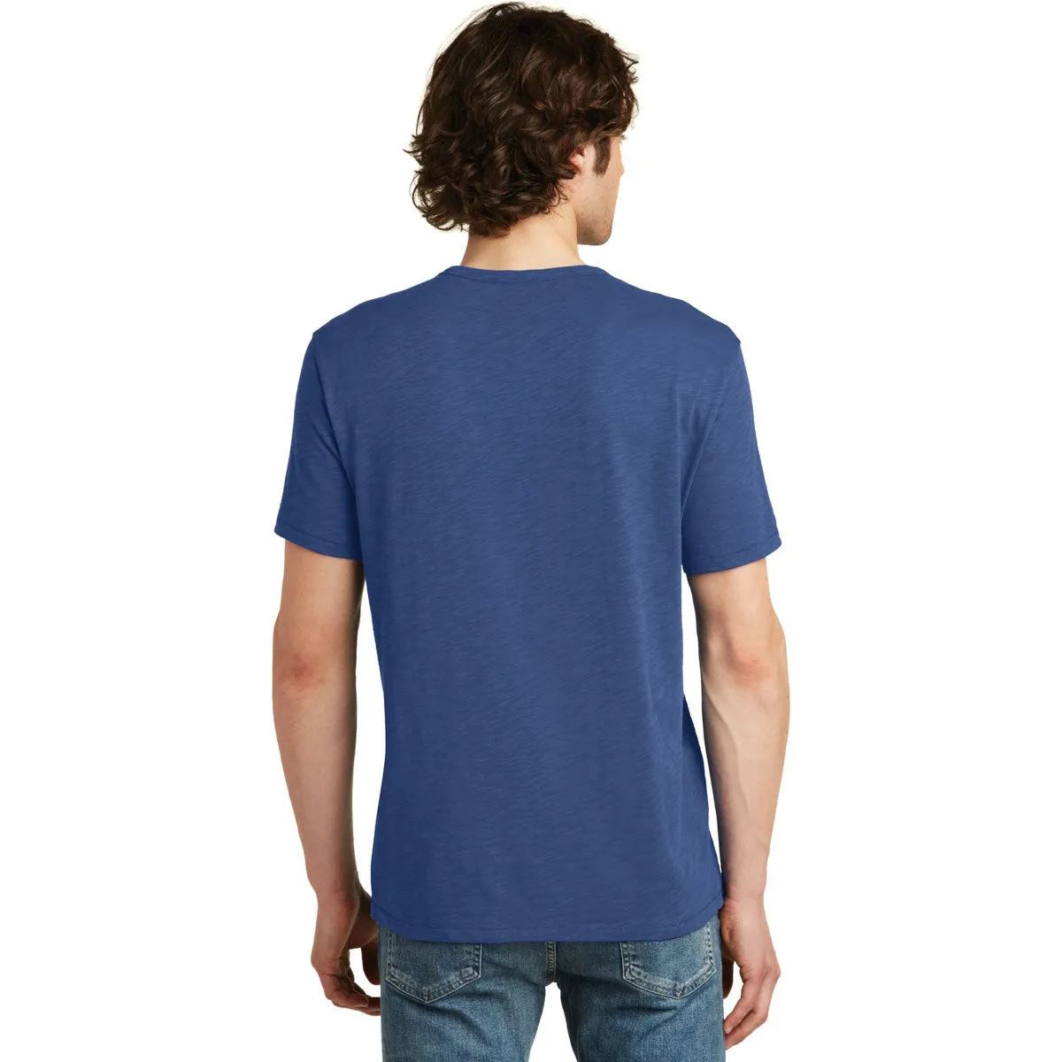 Alternative Men's Royal Blue Weathered Slub Tee