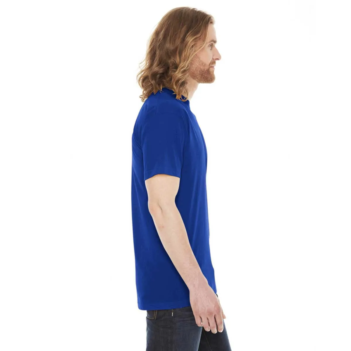 American Apparel Unisex Lapis 50/50 Short Sleeve Tee