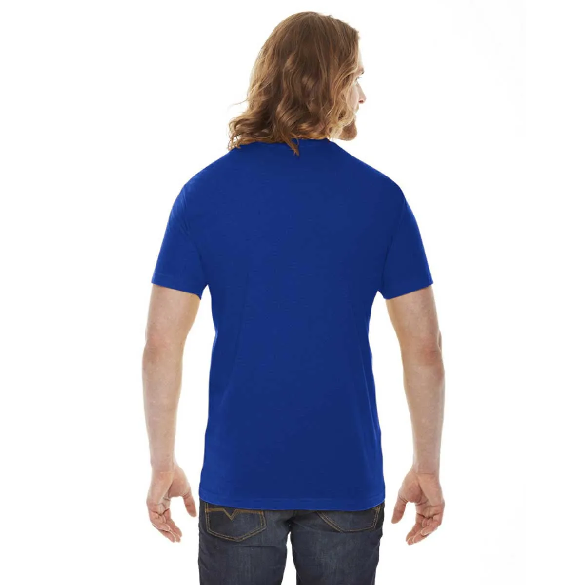 American Apparel Unisex Lapis 50/50 Short Sleeve Tee