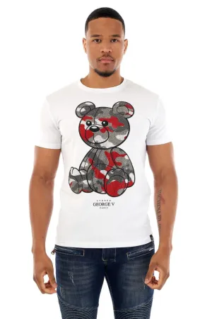 Avenue George V Paris Black Military Teddy Bear T-Shirt