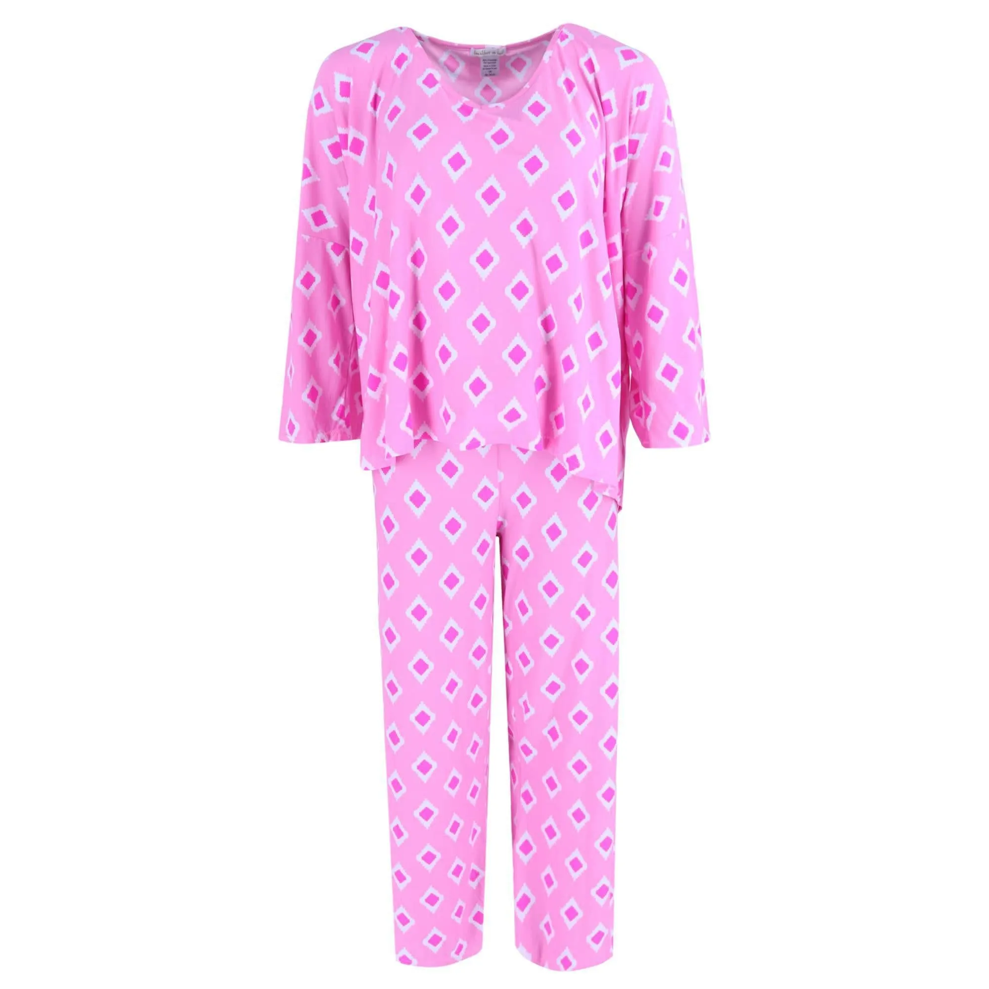 Breakfast in Bed Women's Plus Size Flowing Pajama Set