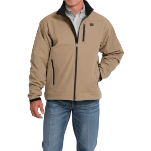 Cinch Men's Tan Softshell Lined Bonded Jacket MWJ1567008