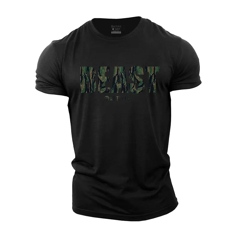 Cotton Beast Graphic Men's T-shirts