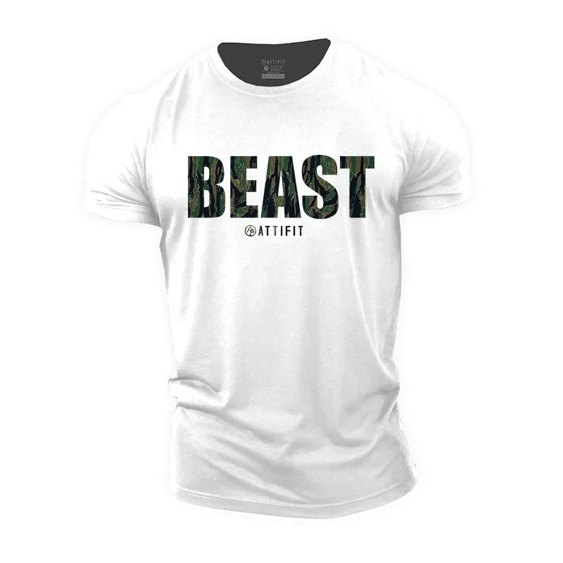 Cotton Beast Graphic Men's T-shirts