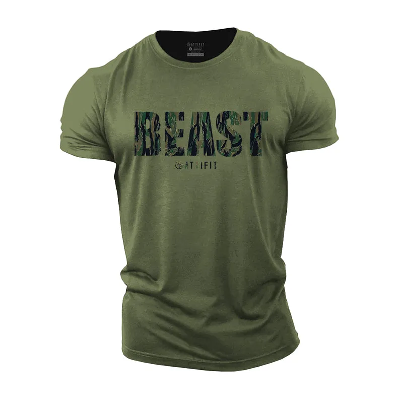 Cotton Beast Graphic Men's T-shirts