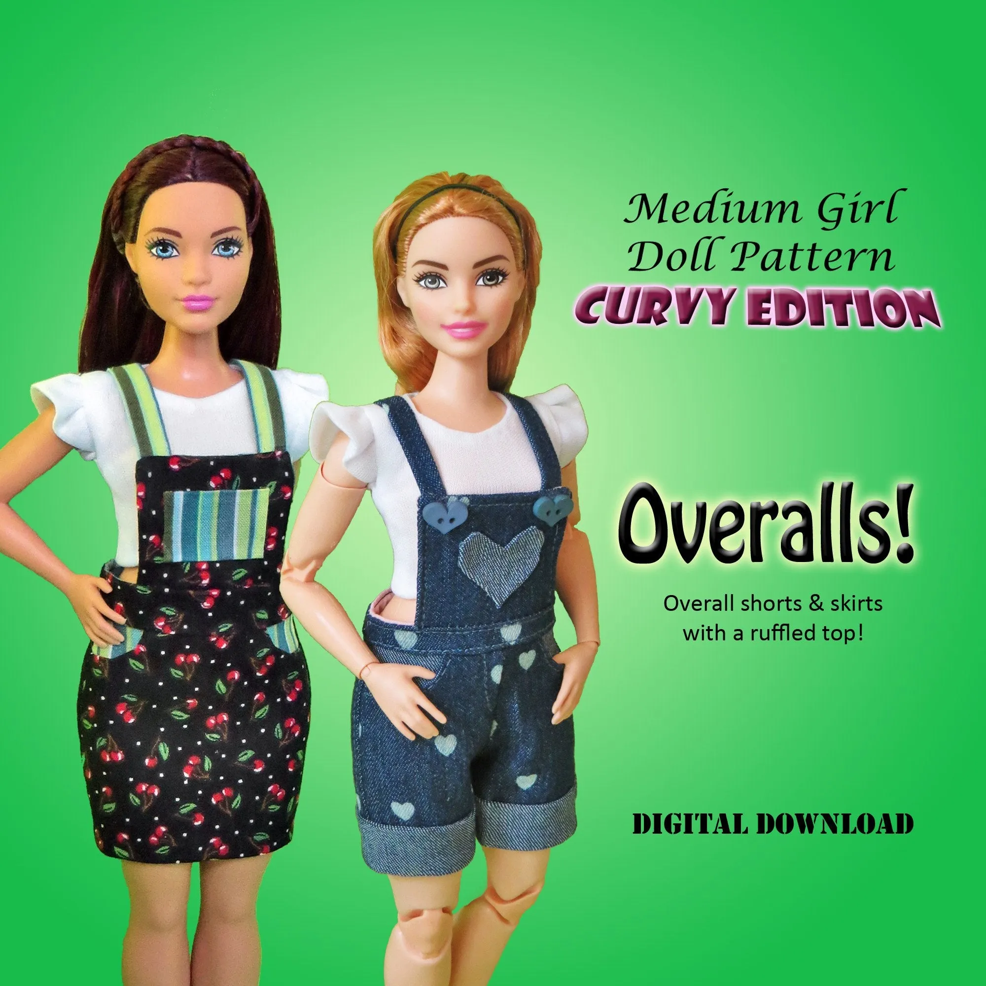 Curvy Overalls & Ruffle Shirts