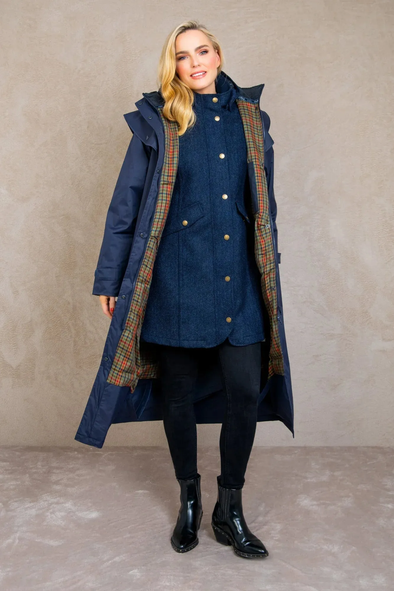 Jack Murphy Malvern Coat Navy