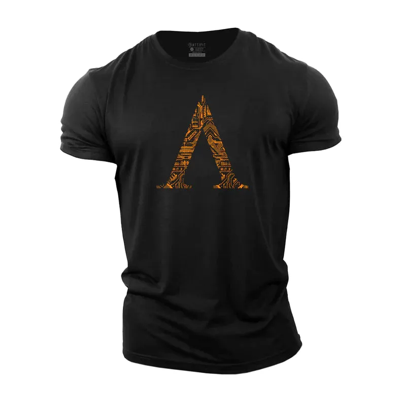 Letter A Cotton T-Shirt