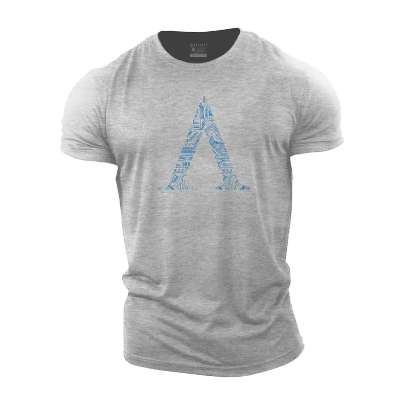 Letter A Cotton T-Shirt