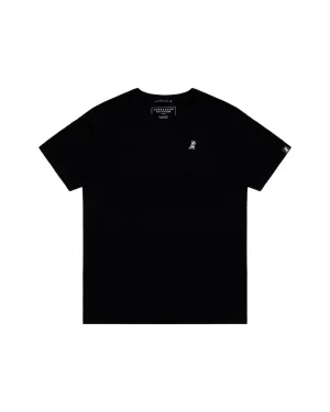 Mens Crew Neck Jersey T-shirt - Black A11