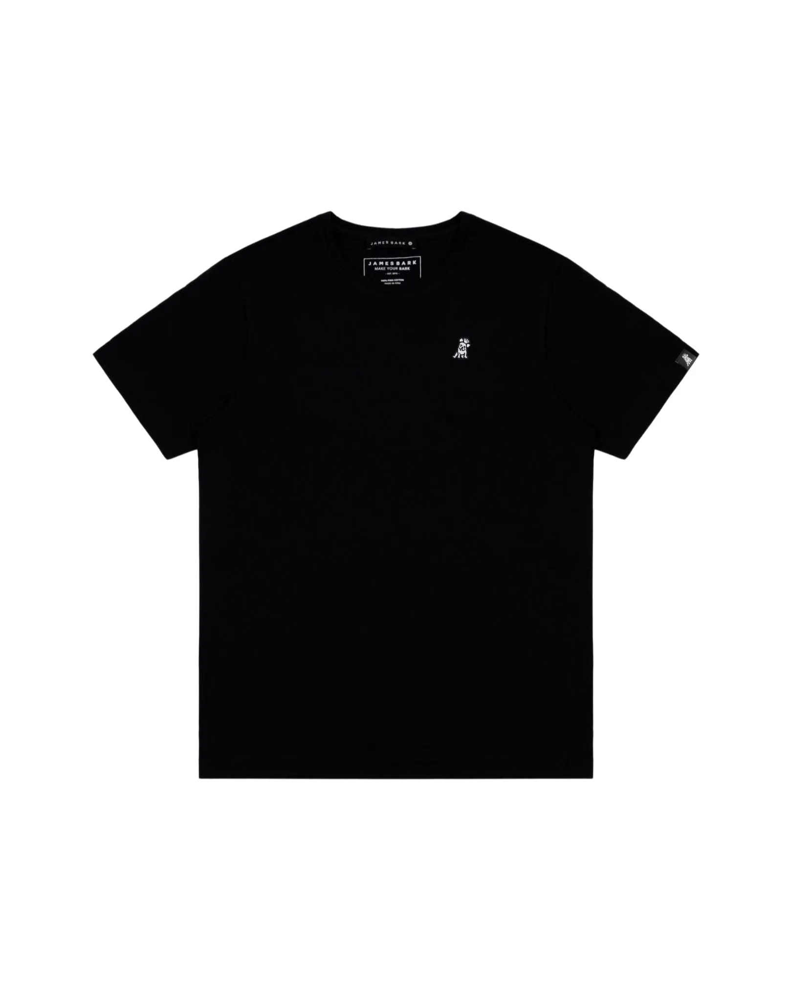 Mens Crew Neck Jersey T-shirt - Black A11