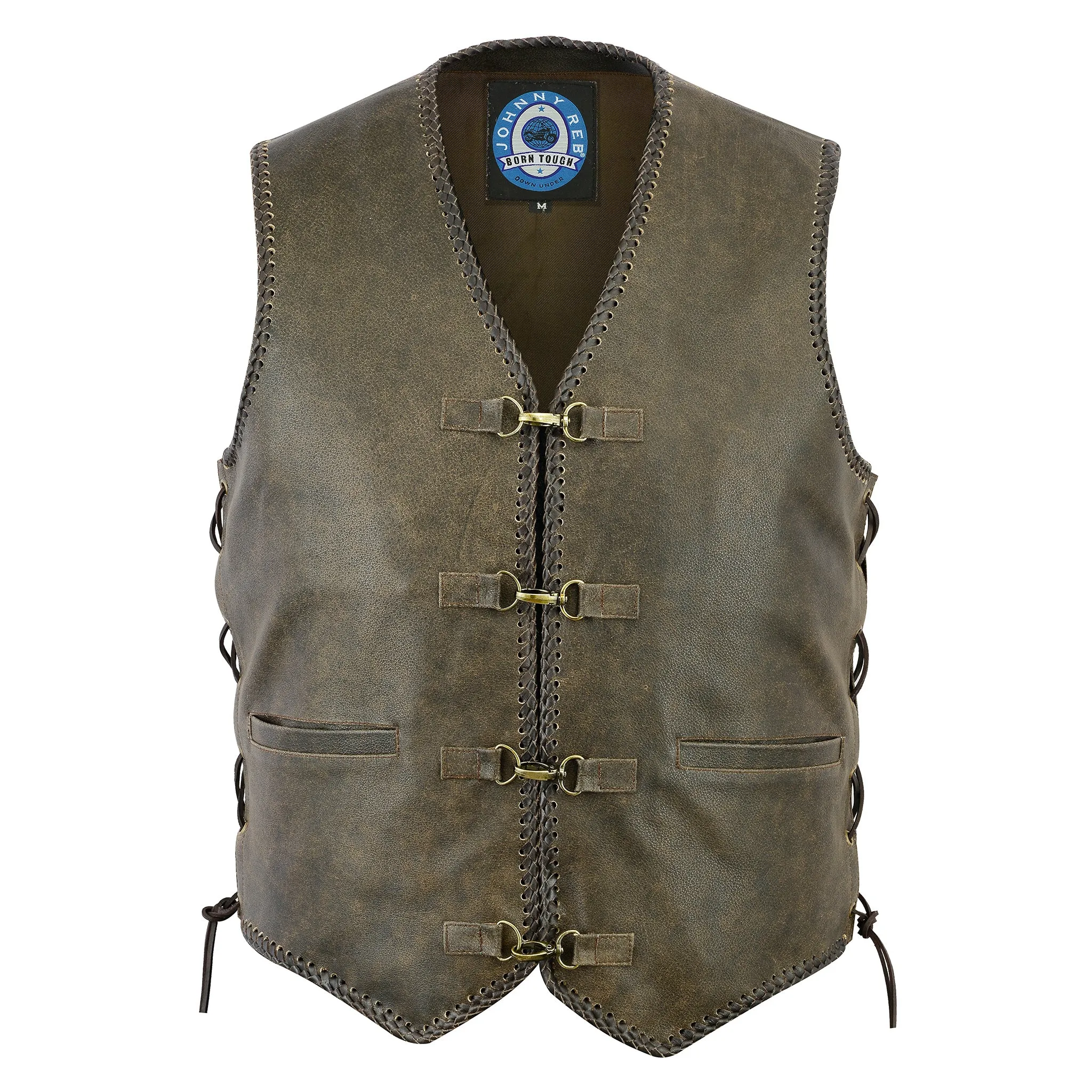 Men's Sturt Cracker Leather Vest