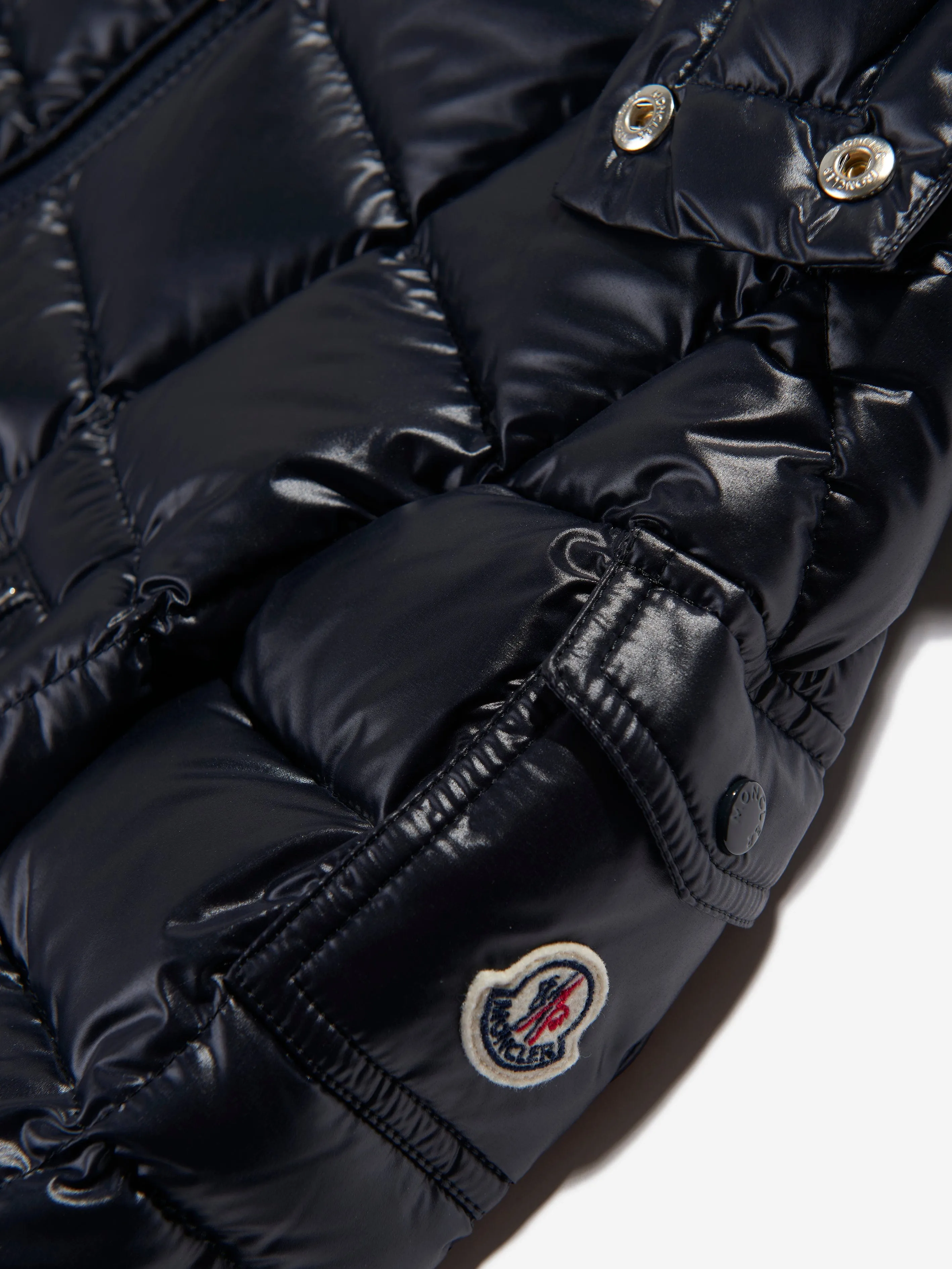 Moncler Enfant Boys Down Padded Jeff Jacket in Navy