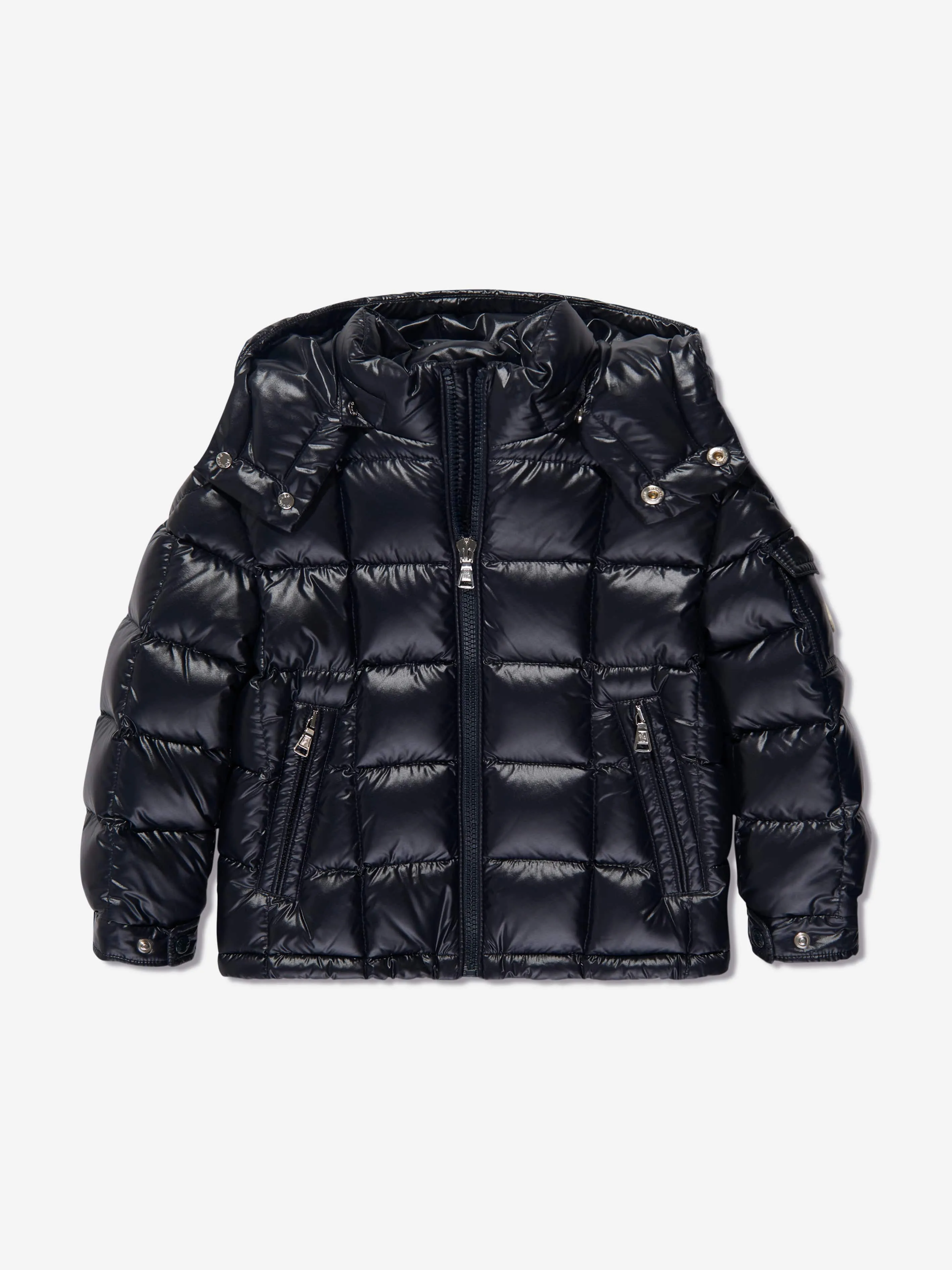 Moncler Enfant Boys Down Padded Jeff Jacket in Navy