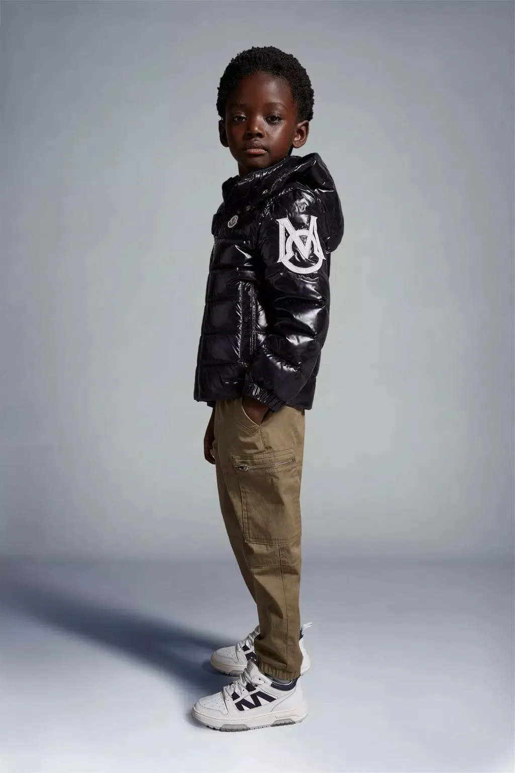 Moncler Enfant Boys Down Padded Saulx Jacket in Black