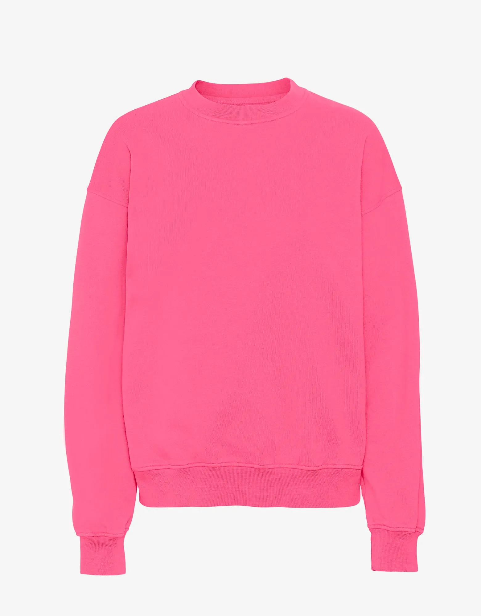 Organic Oversized Crew - Bubblegum Pink