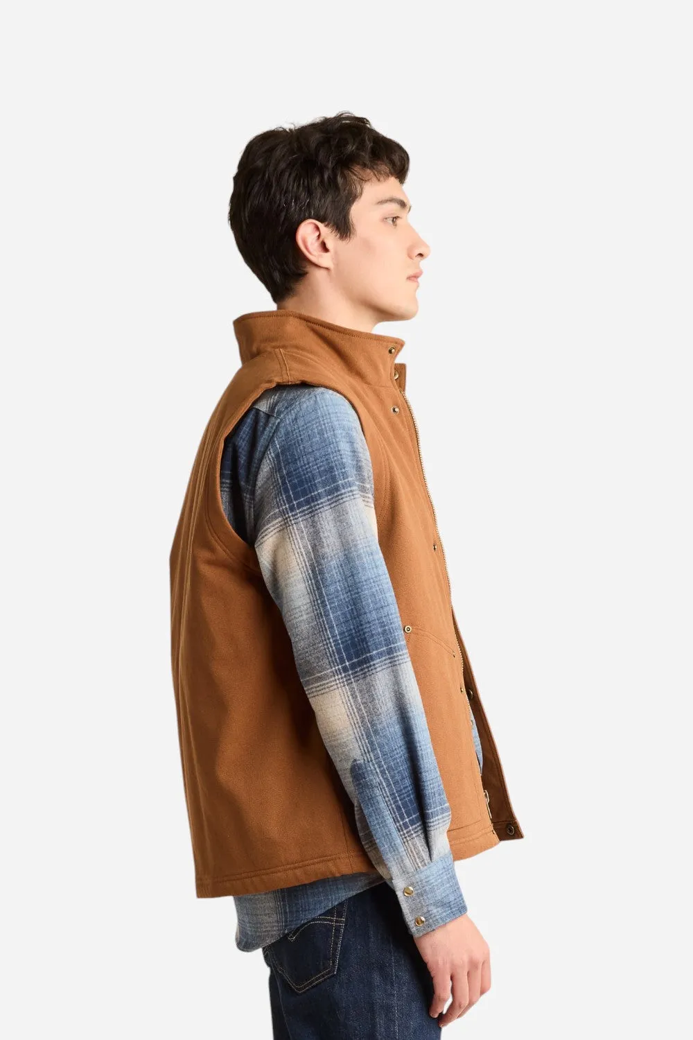 Pendleton Pine Grove Canvas Vest in Whiskey