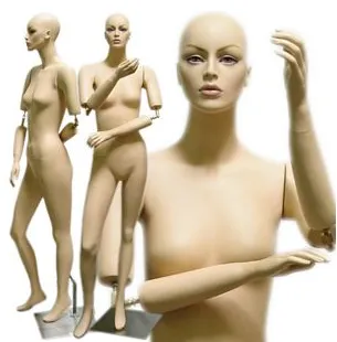 Realistic Female Mannequin with Bendable Arms MM-192