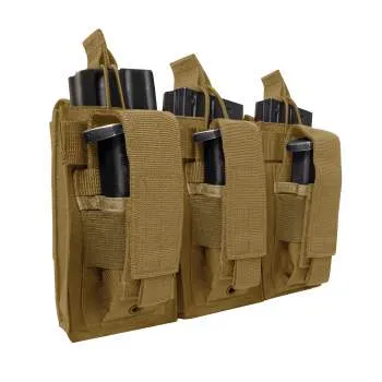 Rothco MOLLE Triple Kangaroo Rifle and Pistol Mag Pouch