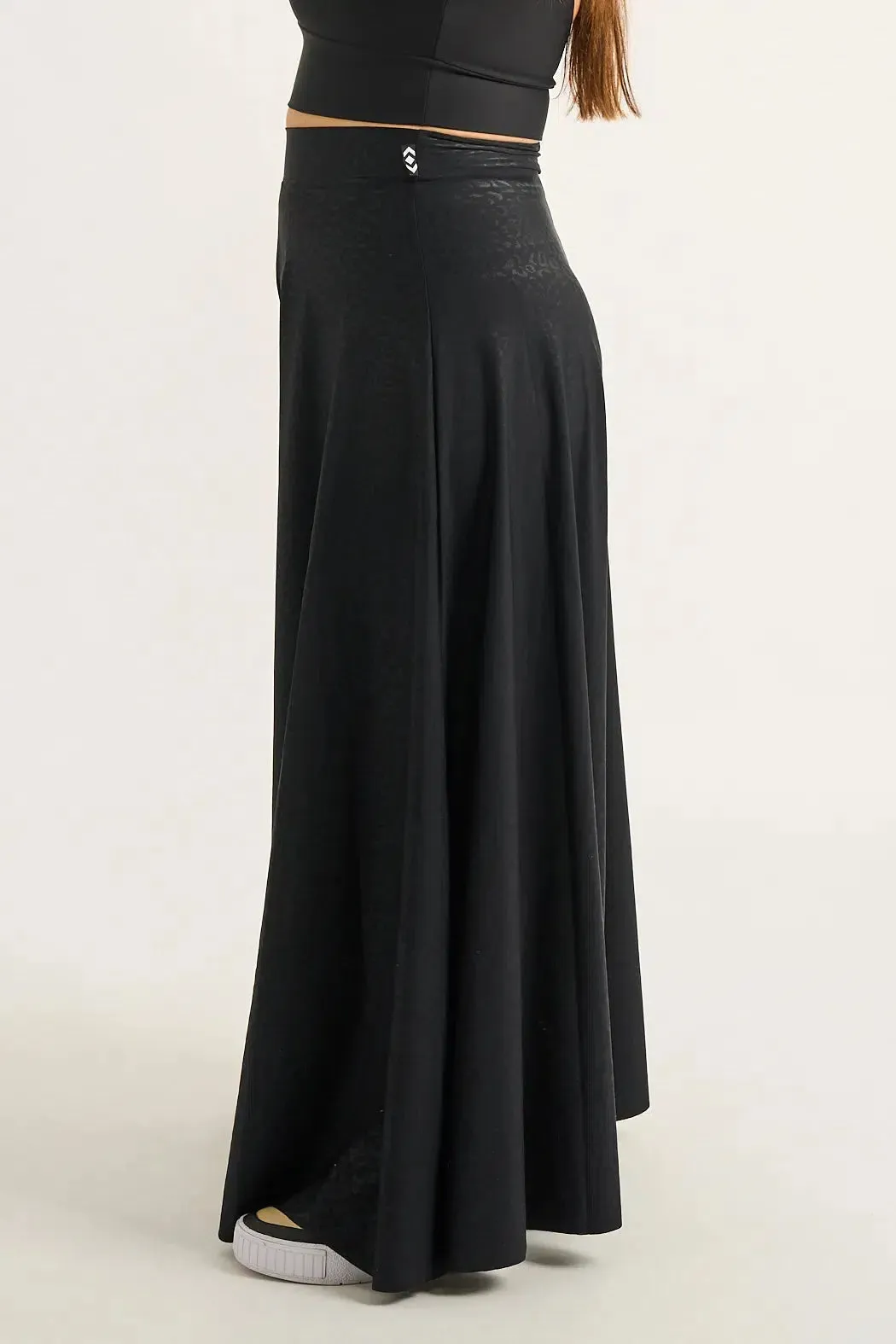 Silky Palazzo Pant - Black Exotic Touch Jag