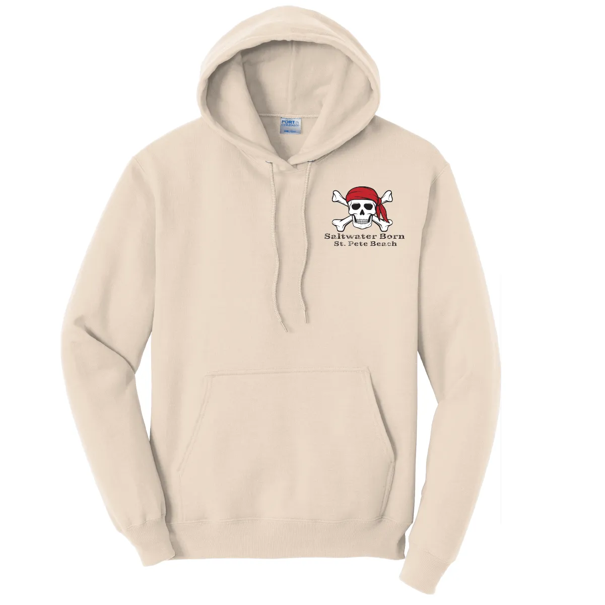 St. Pete Beach, FL "All For Rum and Rum For All" Cotton Hoodie