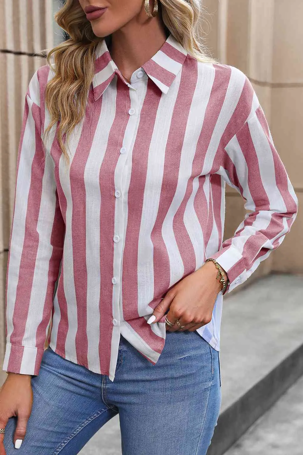 Striped Long Sleeve Shirt