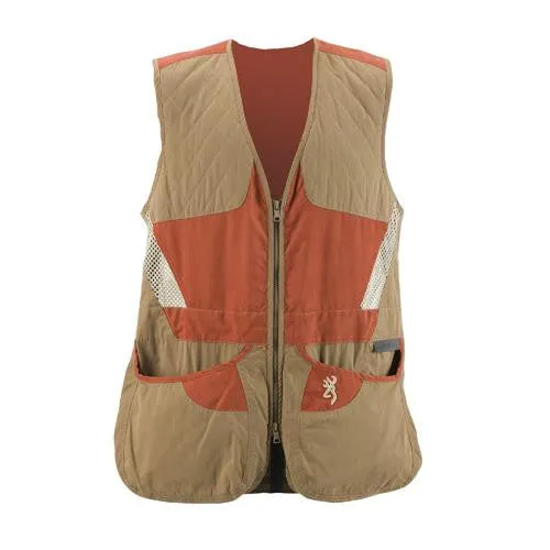 Summit Shooting Vest For Her - Brown-Cinnamon, Large