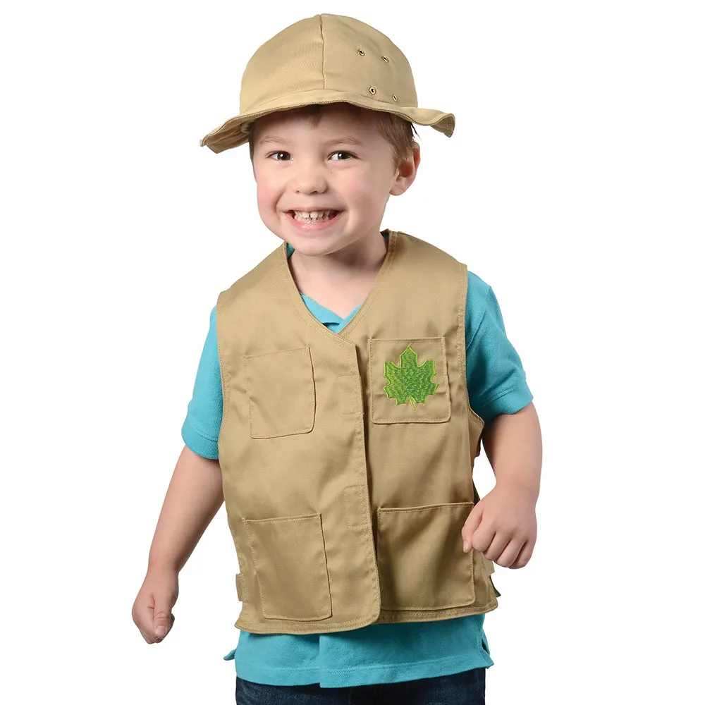 Toddler Dress-Up Vests & Hats Collection: Role-Play Set of 5 | Astronaut, Chef, Farmer, Nature Explorer & Pilot