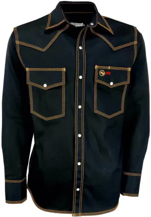 Western Wear FR Black Shirt