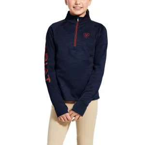 Youth Tek Team 1/2 Zip Sweatshirt Navy